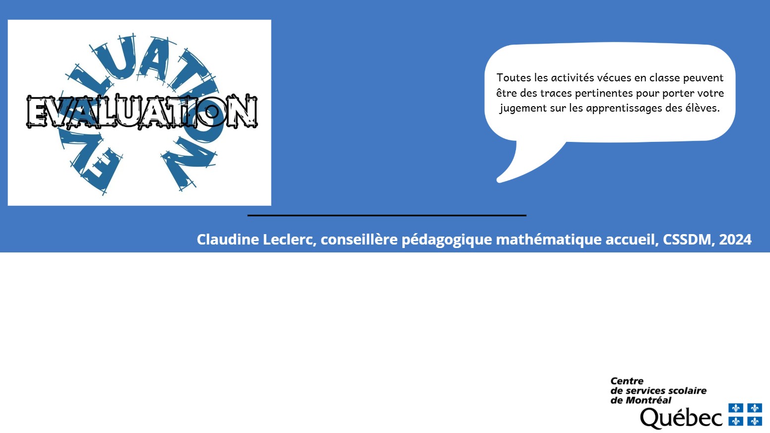 ILSS_évaluation classe accueil