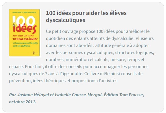dyscalculie - 100 idées