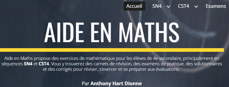 Aide-math AHDionne