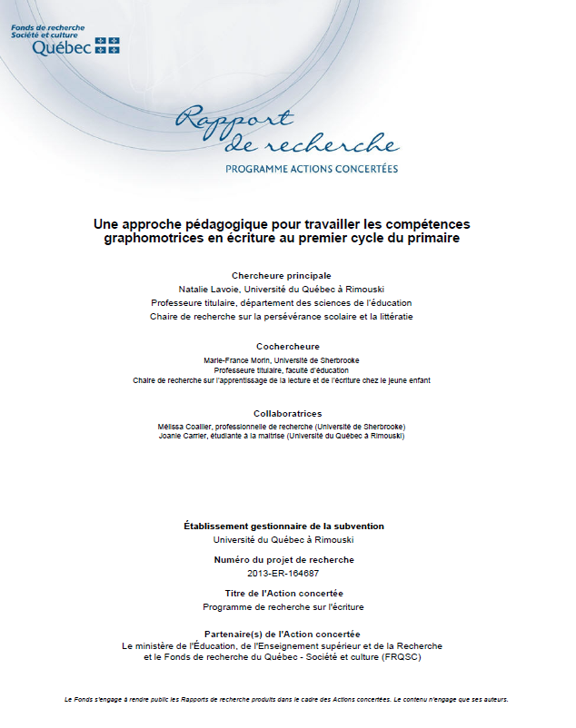 Lavoie rapport de recherche image